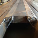 Finished cover plate weld